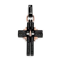 Colgante Baraka Hombre in Acero Diamante 0.42 Ct CR214463ROBB000042 - CR214463ROBB000042